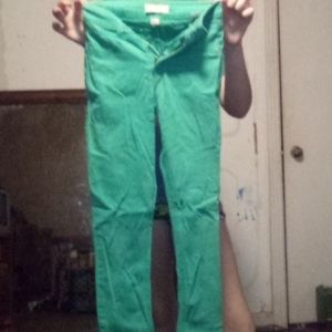 Green jeans